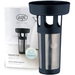 alfi DAN TEA FILTER, Teesieb mit Edelstahlfilterfolie, Filter zum direkten Brühen in der Isolierkanne und Tasse, feine Aroma-Mikroporen für perfekten Teegenuss, für DAN TEA
