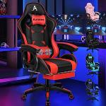 Gaming Stuhl PU Leder Einstellbare Ergonomische Lenden Kissen Büro