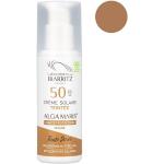 Laboratoires de Biarritz Naturkosmetik Bio Creme Getönte Sonnenschutzmittel 50 ml LSF 30 mit Vanille für  alle Hauttypen für das Gesicht 