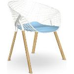 Blaue ALIAS Designer Stühle aus Holz 