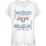 Weiße Kurzärmelige Alice im Wunderland Alice T-Shirts aus Baumwolle Größe L 