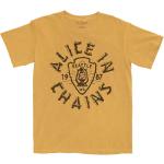 Alice In Chains 'Lantern' (Gelb) T-Shirt - NEU & OFFIZIELL