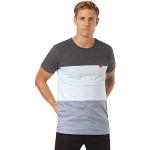 Color Blocking Kurzärmelige Alife & Kickin Herrenjeanshemden aus Denim Größe L für den für den Sommer 