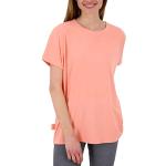 Reduzierte Peachfarbene Kurzärmelige Alife & Kickin T-Shirts für Damen Größe S für den für den Sommer 