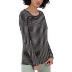 Reduzierte Melierte Maritime Langärmelige Alife & Kickin T-Shirts aus Jersey für Damen Größe M 