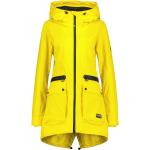 Reduzierte Gelbe Wasserdichte Alife & Kickin Regenmäntel aus Polyester für Damen Größe XS für den Frühling 