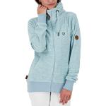 Reduzierte Alife & Kickin Mini Kurzjacken & Cropped-Jackets mit Reißverschluss aus Fleece für Damen Größe L für den für den Herbst 