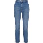 Blaue Mom-Jeans aus Denim für Damen Größe XS für den für den Sommer 