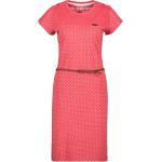 Pinke Melierte Shirtkleider aus Jersey für Damen Größe XL für den für den Sommer 