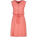 Pinke Sportliche Ärmellose Mini V-Ausschnitt Sommerkleider für Damen Größe XL für den für den Sommer 