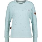 Eisblaue Alife & Kickin Damensweatshirts Größe XL 