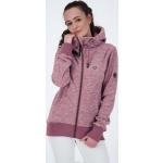 Reduzierte Alife & Kickin Mini Zip Hoodies & Sweatjacken mit Reißverschluss aus Fleece mit Kapuze für Damen 