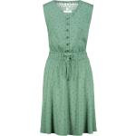 Grüne Casual Alife & Kickin Mini Rundhals-Ausschnitt Sommerkleider aus Jersey für Damen Größe M für den für den Sommer 