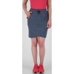 Blaue Sportliche Alife & Kickin Mini Sommerröcke aus Baumwollmischung für Damen Größe XS für den für den Sommer 