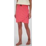 Rote Sportliche Alife & Kickin Mini Sommerröcke aus Baumwollmischung für Damen Größe XS für den für den Sommer 