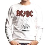 Weiße AC/DC Herrensweatshirts Größe XL 