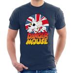 All+Every Danger Mouse Frowning Union Jack Men's T-Shirt