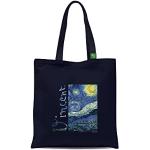 Schwarze Van Gogh Einkaufstaschen & Shopping Bags aus Baumwolle für Herren 