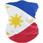All3DPrint Kopfband/Gesichtsmaske mit Philippinen-Flagge, elastisch, nahtlos
