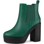 Grüne Allegra K Runde High Heels & Stiletto-Pumps aus PU leicht für Damen Größe 40 