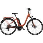 ALLEGRO City Plus ACL°02 Citybike (Laufradgröße: 28 Zoll, Rahmenhöhe: 48 cm, Unisex-Rad, 400 Wh, Salmon)