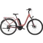 ALLEGRO City Plus Citybike (Laufradgröße: 28 Zoll, Rahmenhöhe: 48 cm, Unisex-Rad, 400 Wh, Flamingo)