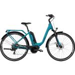 ALLEGRO City Plus Citybike (Laufradgröße: 28 Zoll, Rahmenhöhe: 48 cm, Unisex-Rad, 400 Wh, Lagoon)