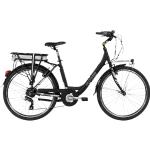 ALLEGRO City R 28' Citybike (Laufradgröße: 28 Zoll, Rahmenhöhe: 45 cm, Unisex-Rad, 360 Wh, Schwarz)