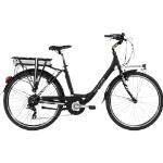 ALLEGRO City R Citybike (Laufradgröße: 28 Zoll, Rahmenhöhe: 45 cm, Damen-Rad, 360 Wh, Schwarz)