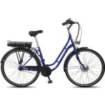 ALLEGRO E-Bike »Boulevard Plus 03 Blue«, 7 Gang Shimano Nexus Schaltwerk, Nabenschaltung, Frontmotor 250 W, blau