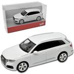 Weiße Audi Q7 Modellautos & Spielzeugautos aus Kunststoff 