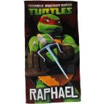 Motiv Ninja Turtles Raphael Kinderbadetücher aus Frottee personalisiert 70x140 
