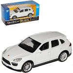 Weiße Porsche Cayenne Modellautos & Spielzeugautos aus Metall 