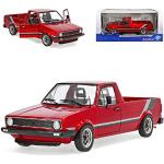 Rote Volkswagen / VW Caddy Spielzeug Pick Ups aus Metall 