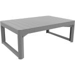 Anthrazitfarbene Moderne Lounge Tische aus Polyrattan höhenverstellbar Breite 50-100cm, Höhe 0-50cm, Tiefe 100-150cm 