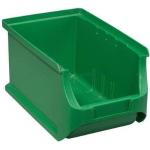 Grüne Allit Sichtlagerboxen aus Kunststoff 24-teilig 