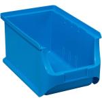 Blaue Allit Sichtlagerboxen aus Kunststoff 