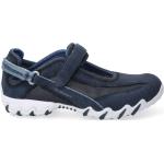 Blaue Mephisto Allrounder Outdoor Schuhe für Damen Größe 37,5 mit Absatzhöhe über 9cm 