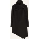 Schwarze Elegante AllSaints Stehkragen Wollmäntel aus Wolle für Damen Größe XS 