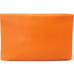 Orange AllSaints Clutches mit Reißverschluss aus Glattleder für Damen 