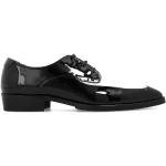 Schwarze Business AllSaints Spitze Derby Schuhe aus Leder für Herren Größe 43 
