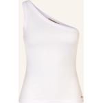 Weiße AllSaints One Shoulder One Shoulder Tops aus Viskose für Damen Größe L für den für den Sommer 
