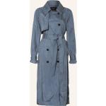 Blaue AllSaints Trenchcoats aus Lyocell für Damen Größe S 