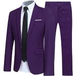 Violette Hochzeitsanzüge für Herren Größe XL 2-teilig zur Hochzeit 