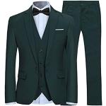Grüne Hochzeitsanzüge für Herren Größe XXL 3-teilig zur Hochzeit 