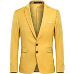 Gelbe Businesskleidung mit Knopf für Herren Größe S 