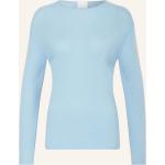 Hellblaue Allude Kaschmir-Pullover aus Wolle für Damen Größe S 