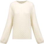 Reduzierte Weiße Allude Kaschmir-Pullover aus Wolle für Damen Größe L für den für den Sommer 