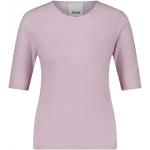 Reduzierte Pinke Kurzärmelige Allude Kaschmir-Pullover aus Wolle für Damen Größe M 