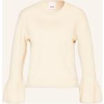 Cremefarbene Allude Kaschmir-Pullover aus Wolle für Damen Größe S 